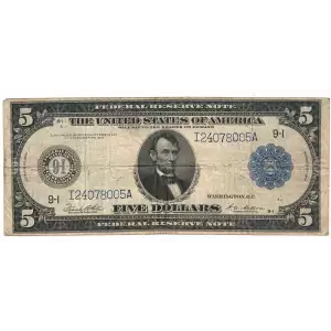 $10 1914 Red Seal Federal Reserve Notes 897A