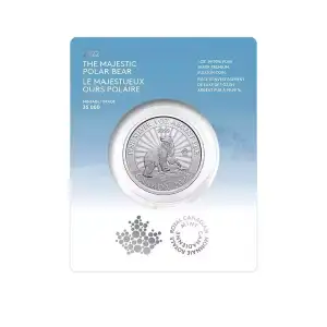 2022 1 oz Canadian Majestic Polar Bear