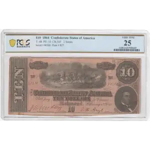 $10   Issues of the Confederate States of America CS-68