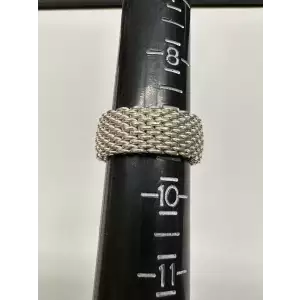925 Tiffany & Co Somerset Weave Size 9 
