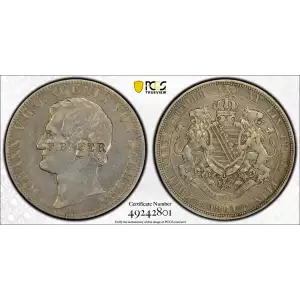 GERMAN STATES Silver 2 THALER (3-1/2 Gulden) (2)