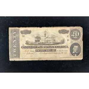 $20   Issues of the Confederate States of America CS-67