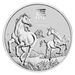 2026 2oz Australian Perth Mint Silver Lunar III: Year of the Horse (2)