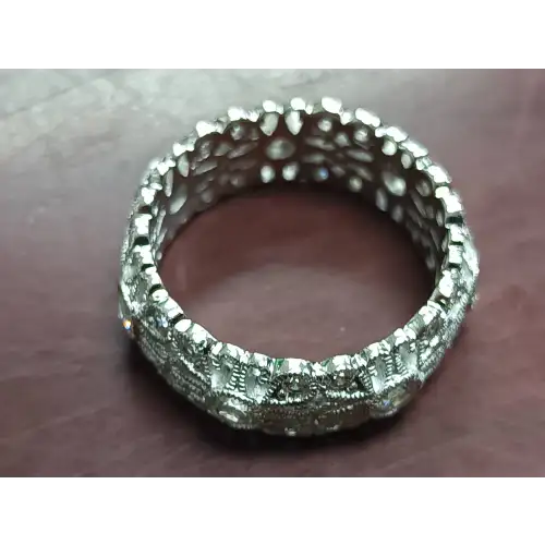 Tacori Filigree Silver 925 Ring Size 11
