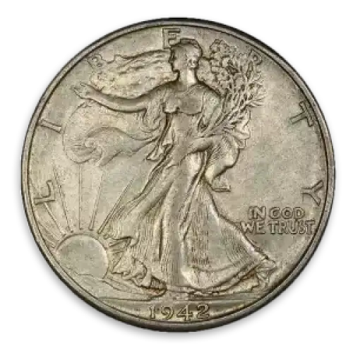 Walking Liberty Half Dollar - US 90% Silver Coinage - Pre 1965 - Junk Silver [DUPLICATE for #558754] (3)